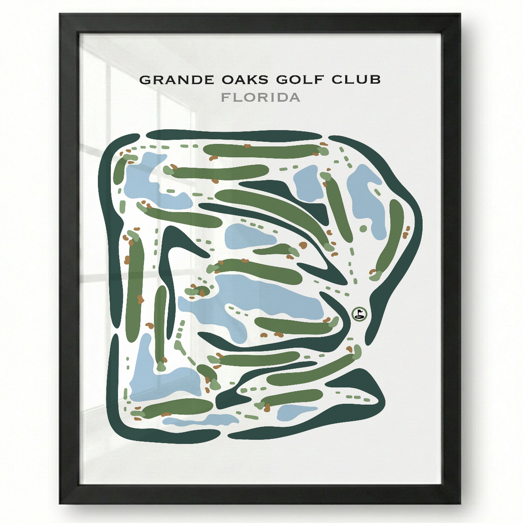Grande Oaks Golf Club (Caddyshack), Florida - Printed Golf Courses