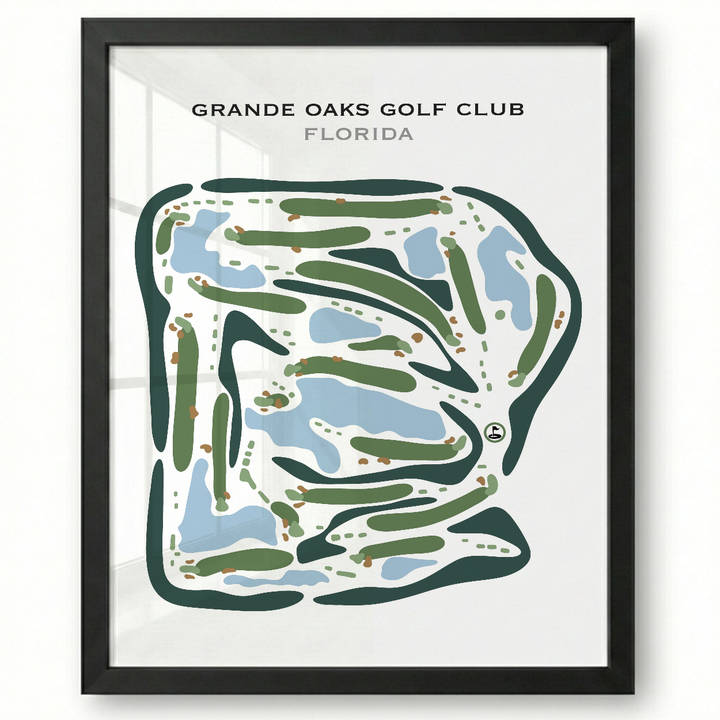 Grande Oaks Golf Club (Caddyshack), Florida - Printed Golf Courses
