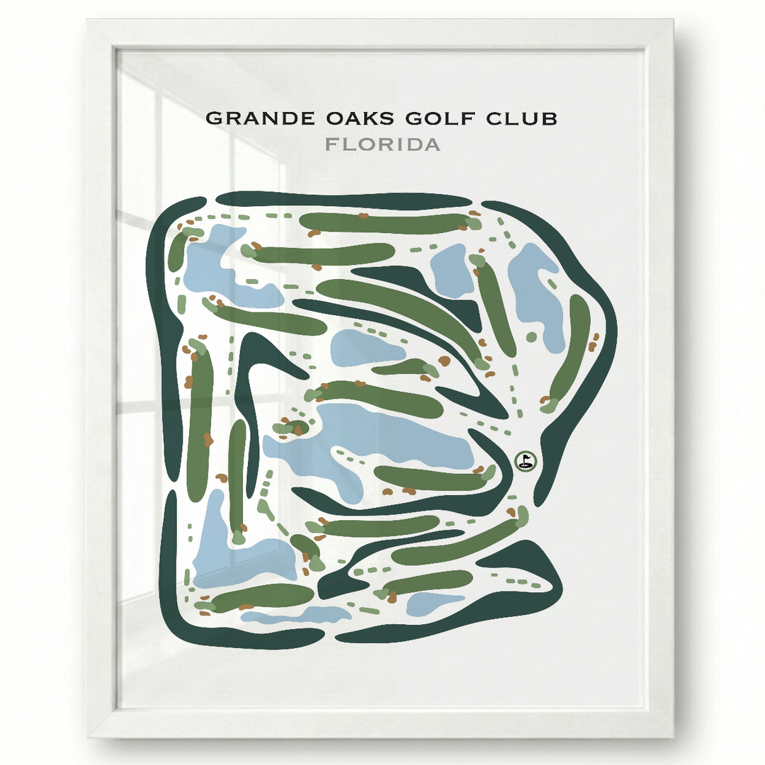 Grande Oaks Golf Club (Caddyshack), Florida - Printed Golf Courses