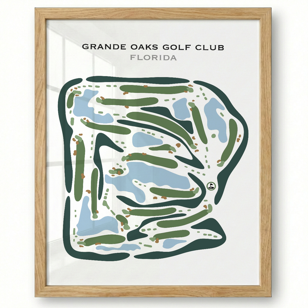 Grande Oaks Golf Club (Caddyshack), Florida - Printed Golf Courses