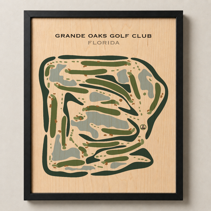 Grande Oaks Golf Club (Caddyshack), Florida - Printed Golf Courses