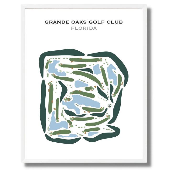 Grande Oaks Golf Club (Caddyshack), Florida - Printed Golf Courses