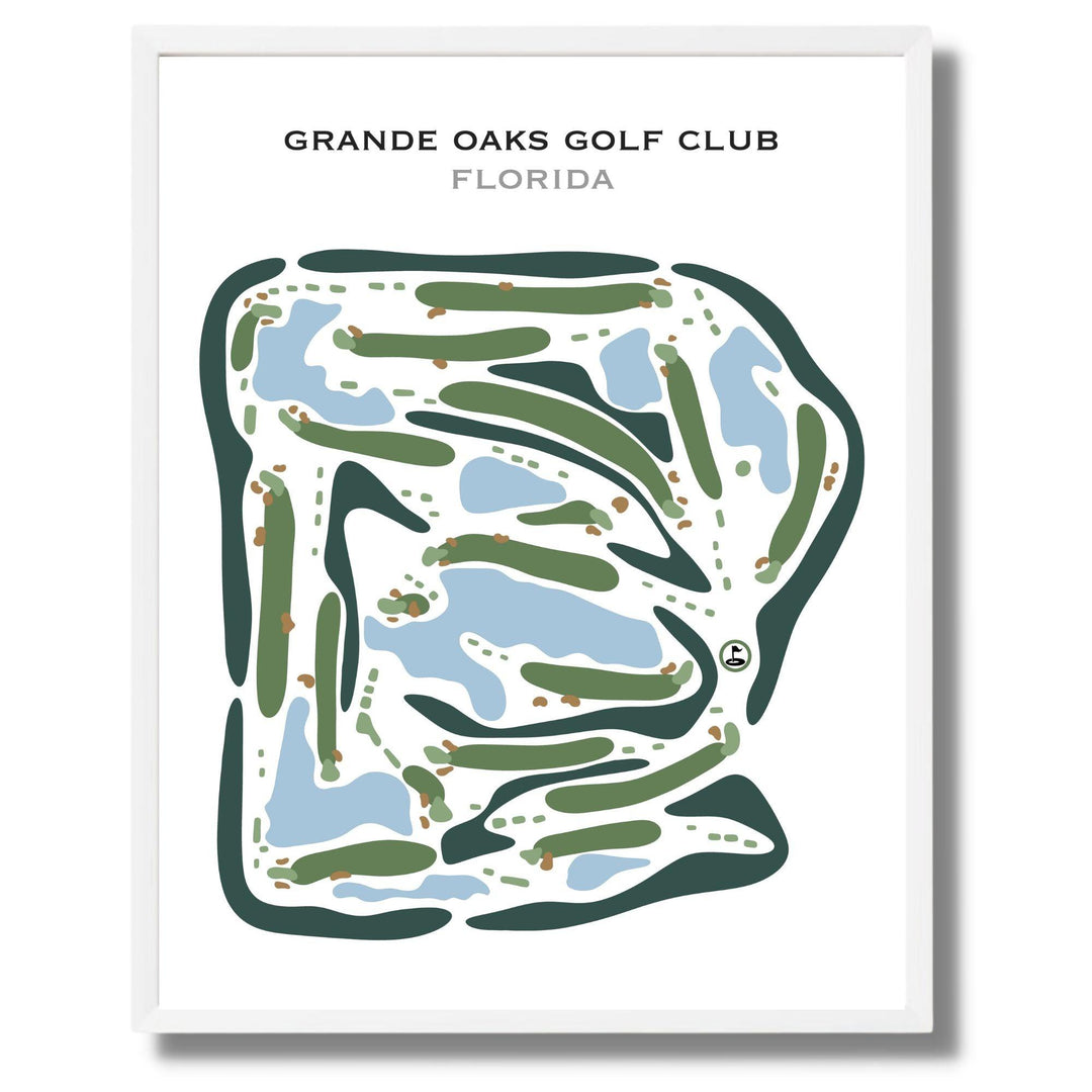Grande Oaks Golf Club (Caddyshack), Florida - Printed Golf Courses - Golf Course Prints