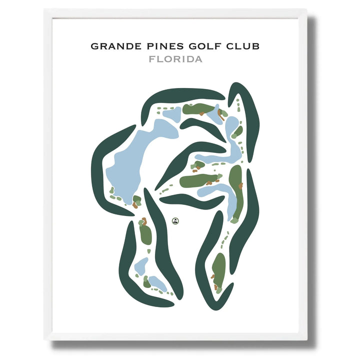 Grande Pines Golf Club, Florida - Printed Golf Courses