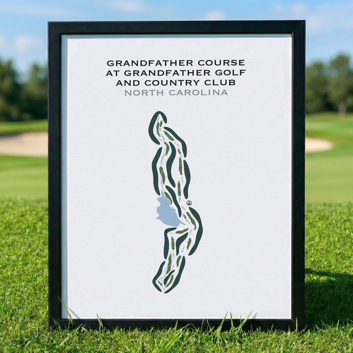 Grandfather Course at Grandfather Golf & Country Club, North Carolina - Printed Golf Courses