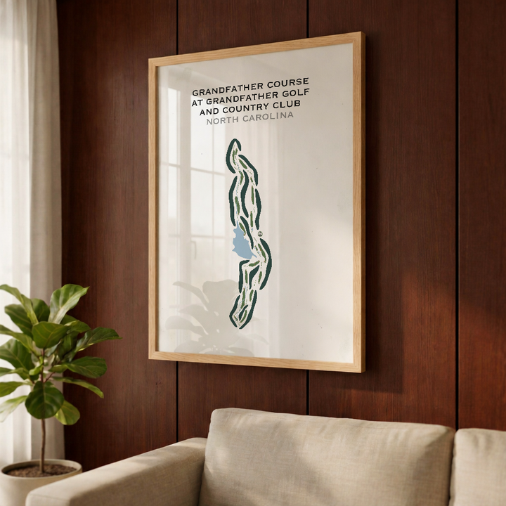 Grandfather Course at Grandfather Golf & Country Club, North Carolina - Printed Golf Courses