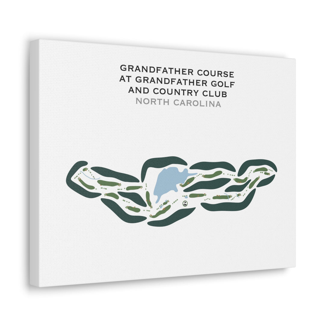 Grandfather Course at Grandfather Golf & Country Club, North Carolina - Printed Golf Courses