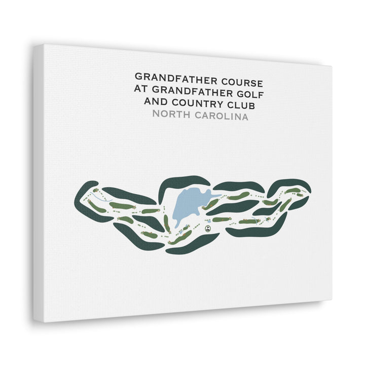 Grandfather Course at Grandfather Golf & Country Club, North Carolina - Printed Golf Courses