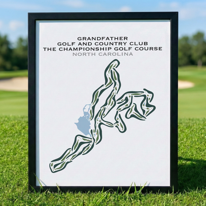 Grandfather Golf & Country Club, The Championship Golf Course, North Carolina - Printed Golf Courses
