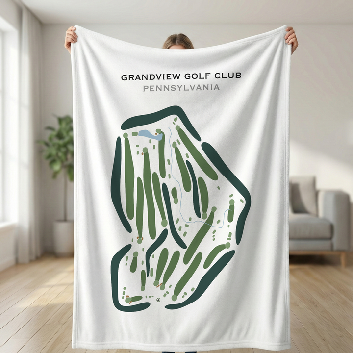Grandview Golf Club, Pennsylvania - Printed Golf Course