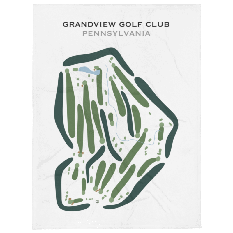 Grandview Golf Club, Pennsylvania - Printed Golf Course