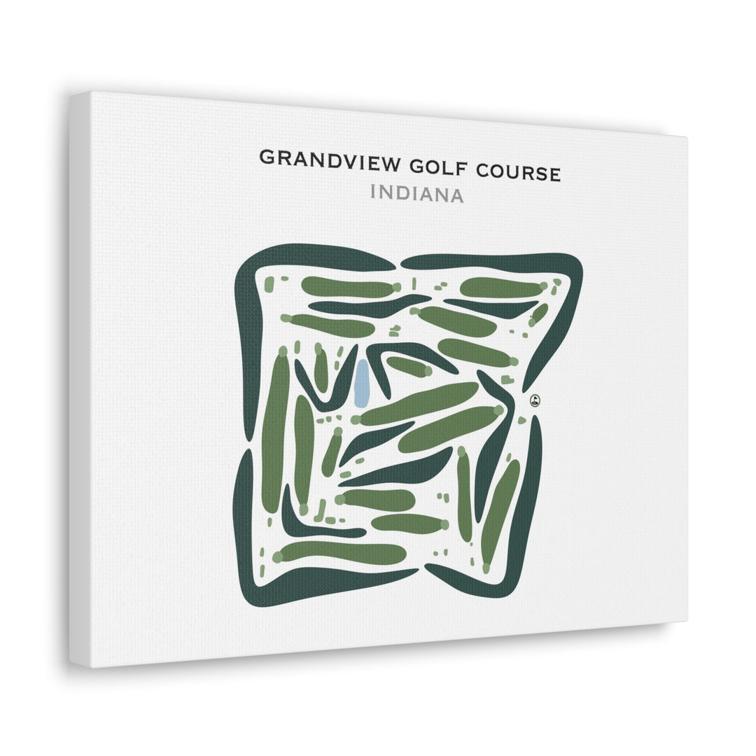 Grandview Golf Course, Indiana - Printed Golf Courses