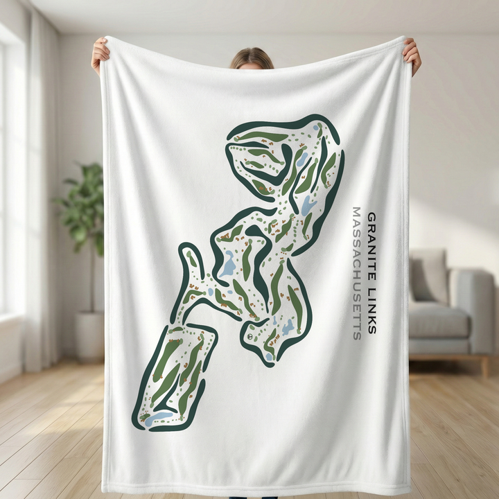 Granite Links Golf Club, Quincy, Massachusetts - Printed Golf Courses