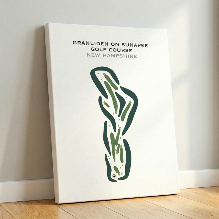 Granliden On Sunapee Golf Course, New Hampshire - Printed Golf Courses