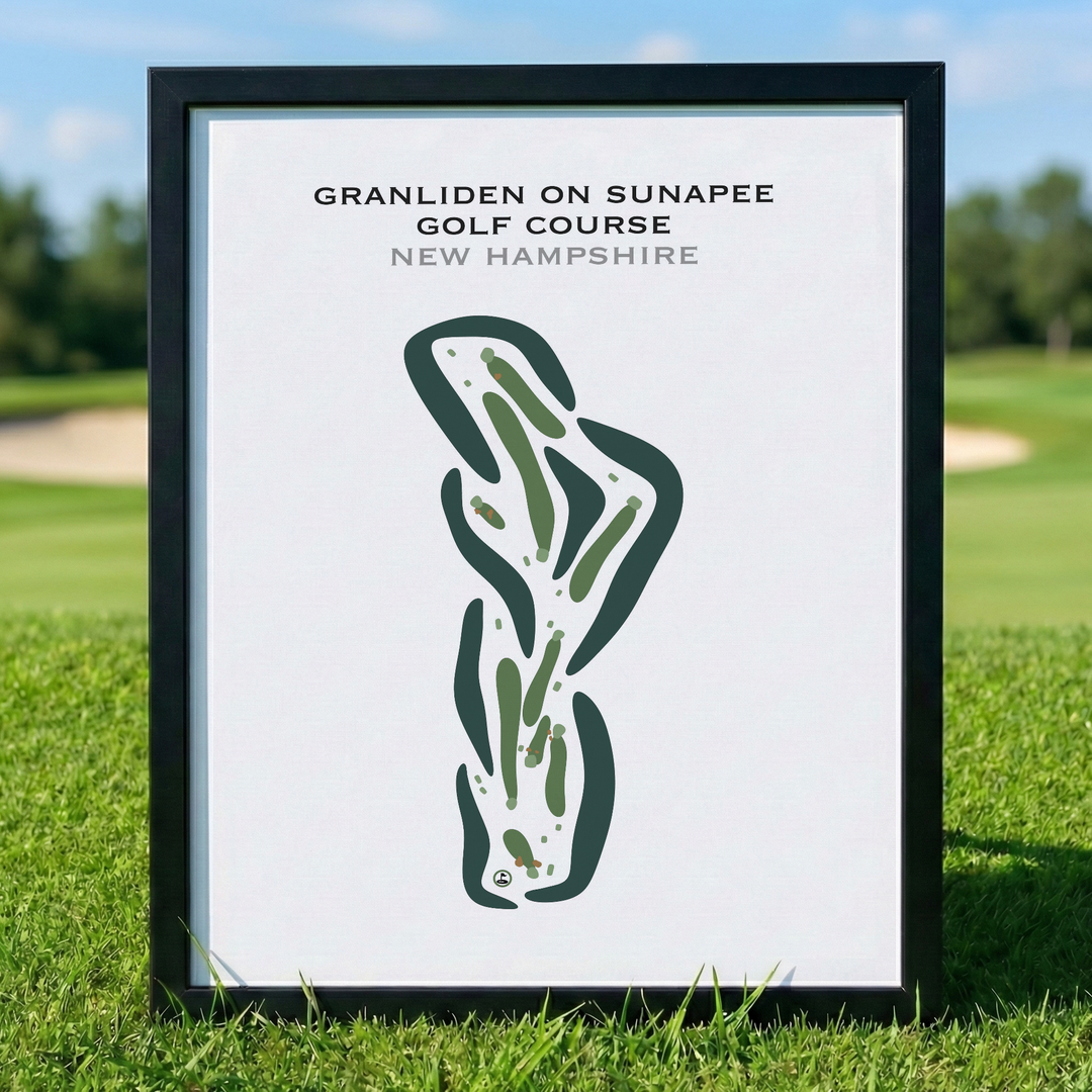 Granliden On Sunapee Golf Course, New Hampshire - Printed Golf Courses