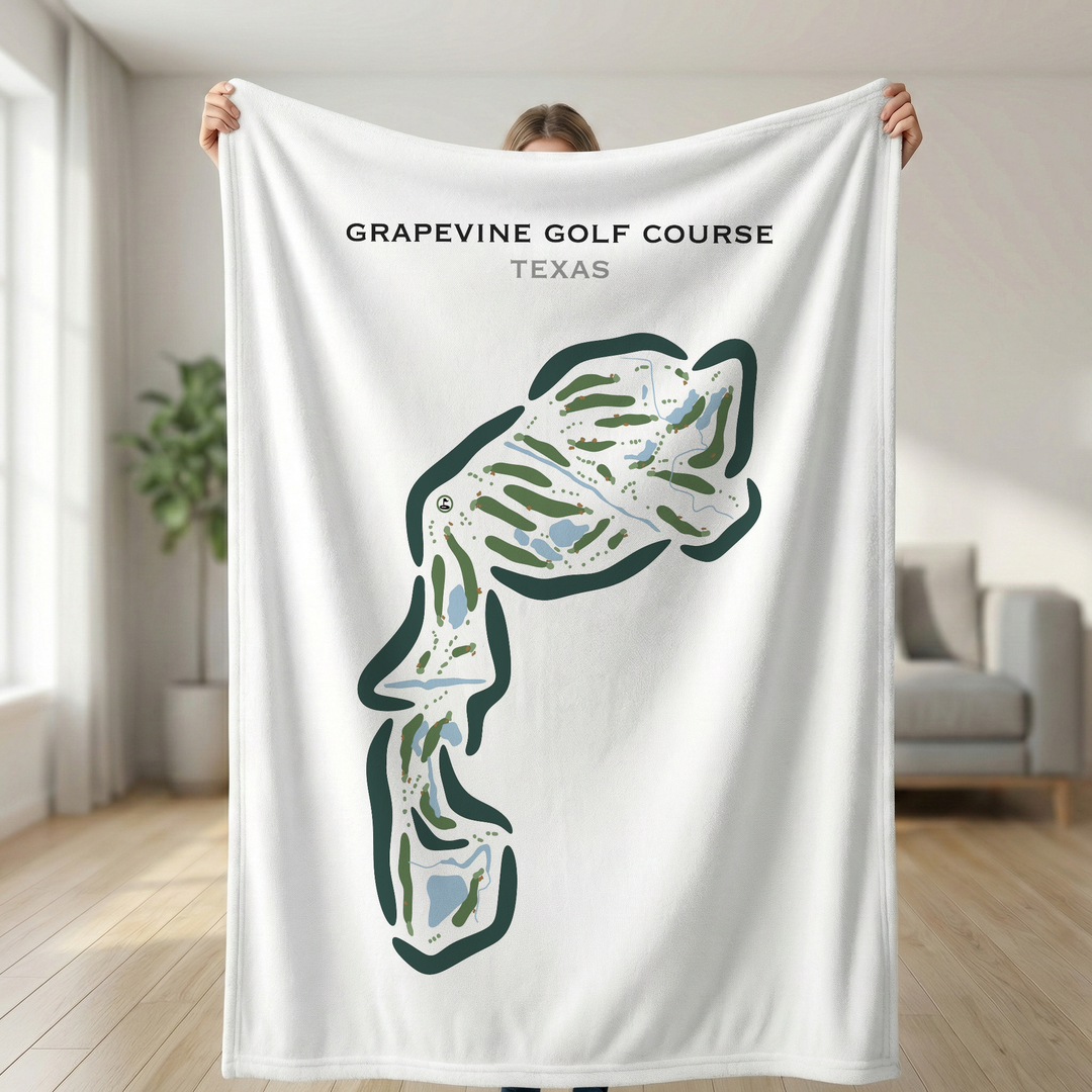 Grapevine Golf Course, Texas - Printed Golf Courses