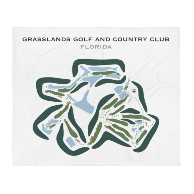 Grasslands Golf and Country Club, Florida - Printed Golf Courses