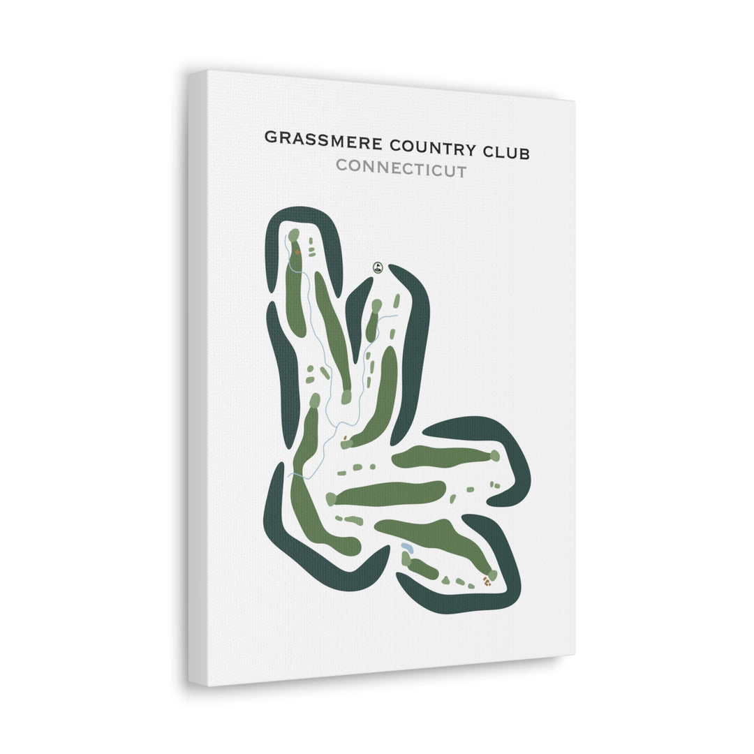 Grassmere Country Club, Connecticut - Printed Golf Courses