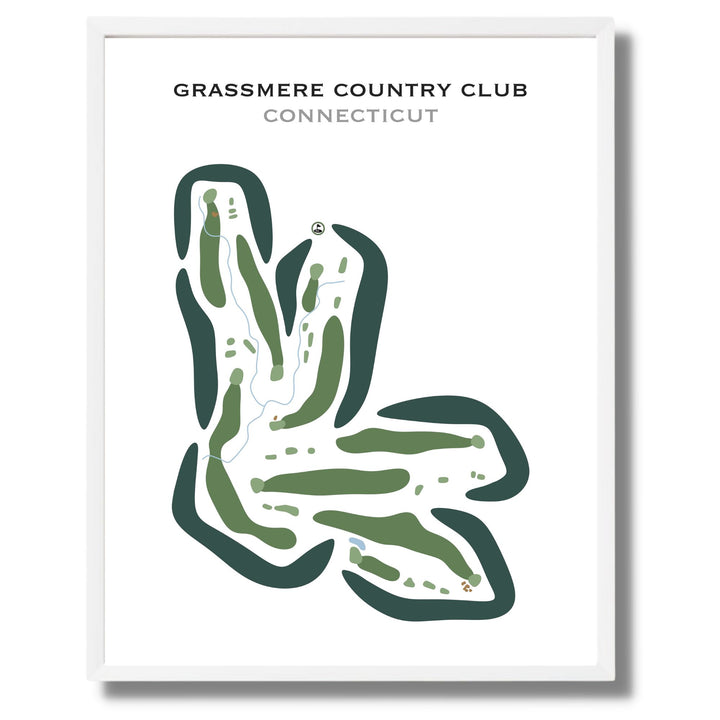 Grassmere Country Club, Connecticut - Printed Golf Courses