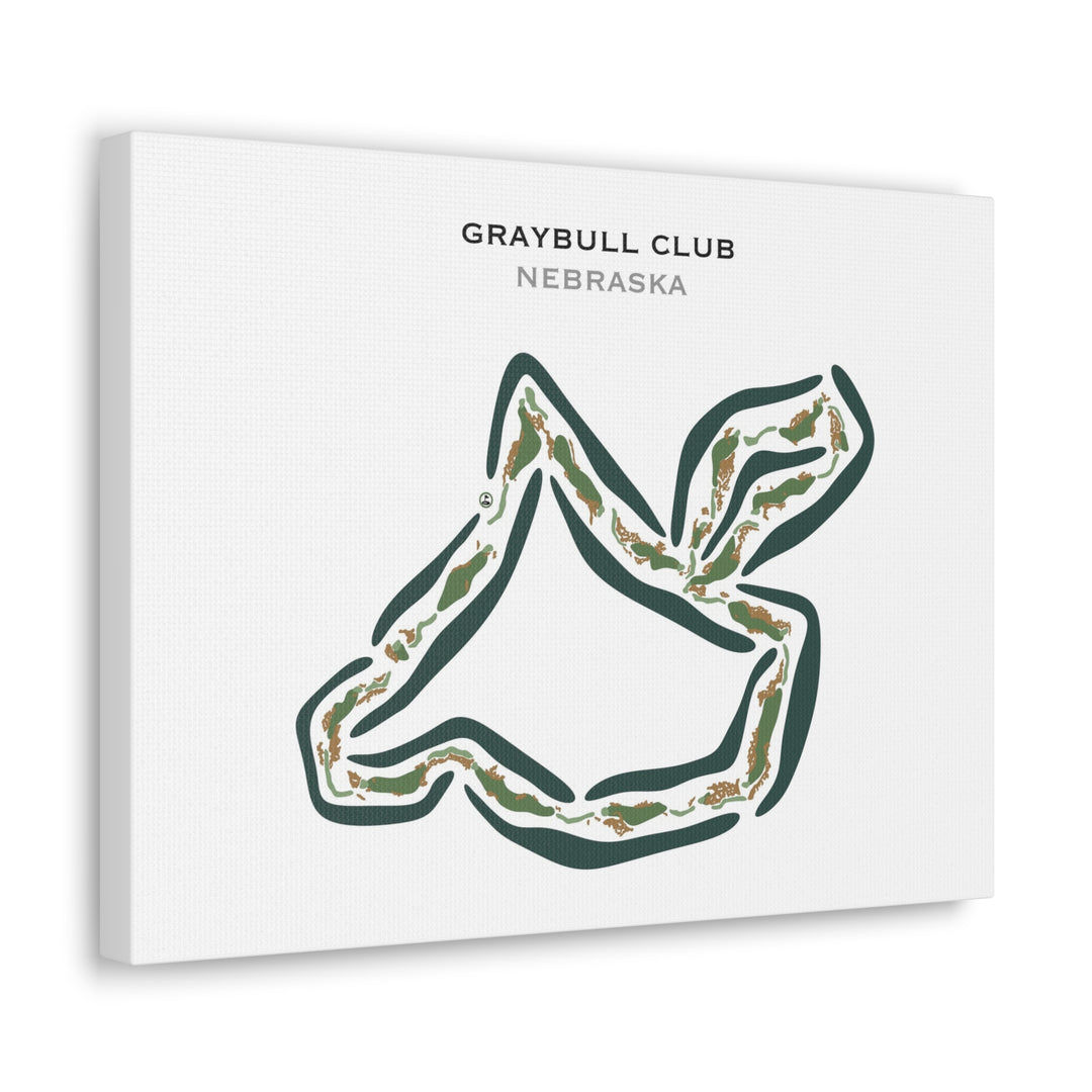 GrayBull Club, Nebraska - Printed Golf Courses