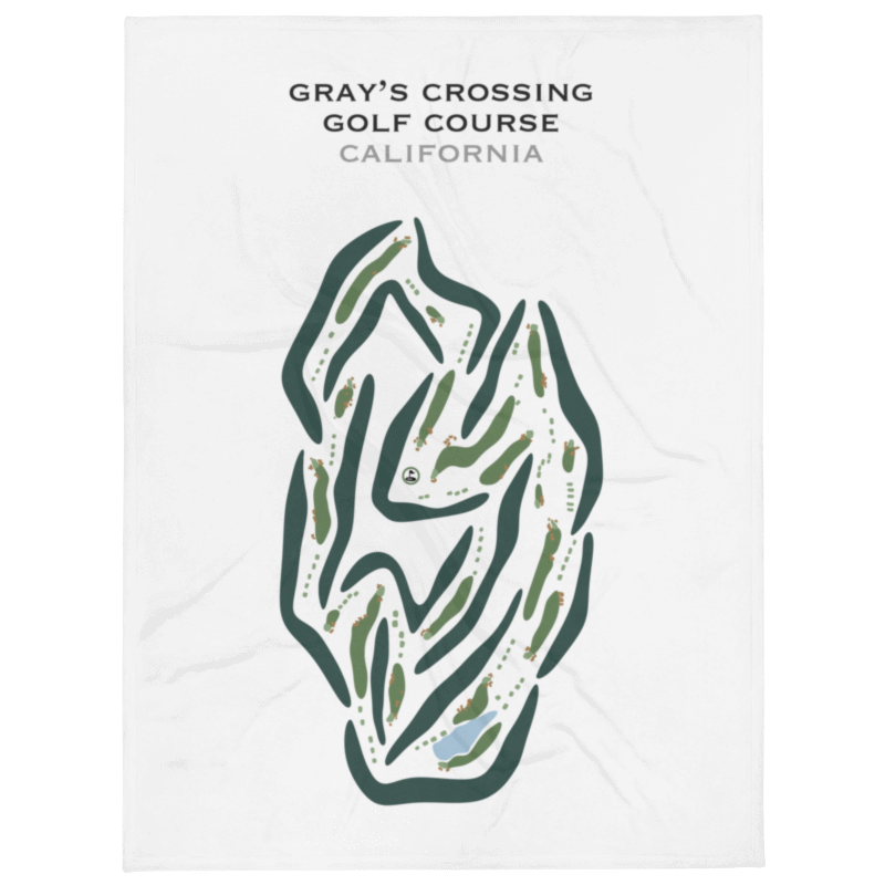 Gray's Crossing Golf Course, California - Printed Golf Courses