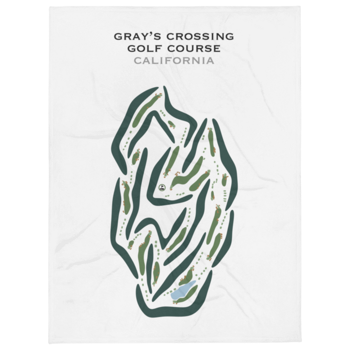 Gray's Crossing Golf Course, California - Printed Golf Courses