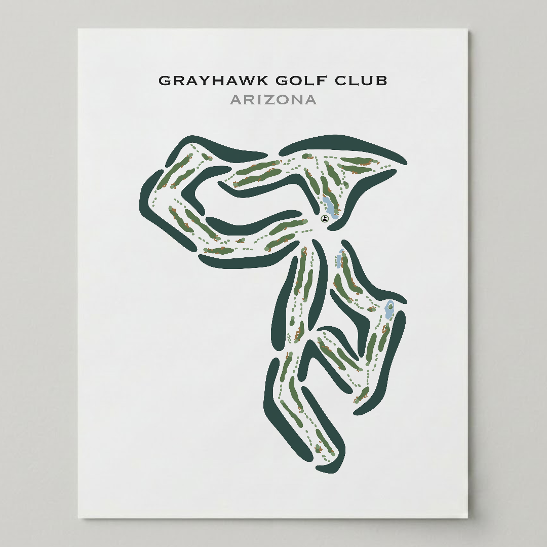 Grayhawk Golf Club, Arizona - Printed Golf Courses