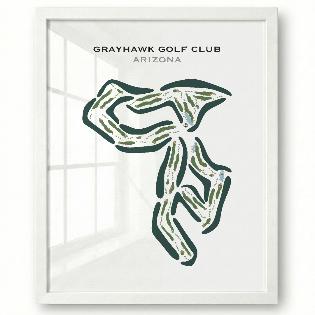 Grayhawk Golf Club, Arizona - Printed Golf Courses