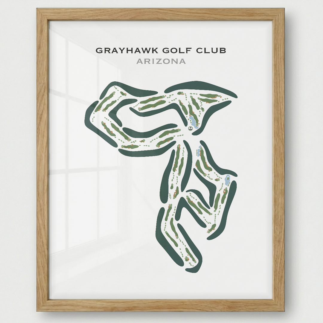 Grayhawk Golf Club, Arizona - Printed Golf Courses