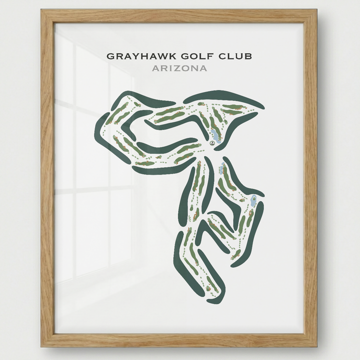 Grayhawk Golf Club, Arizona - Printed Golf Courses