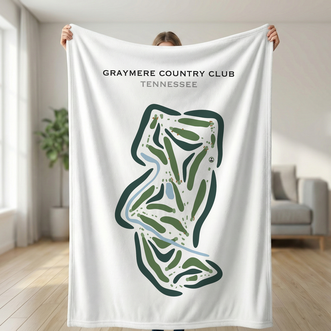 Graymere Country Club, Tennessee - Printed Golf Course