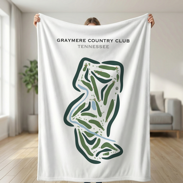 Graymere Country Club, Tennessee - Printed Golf Course