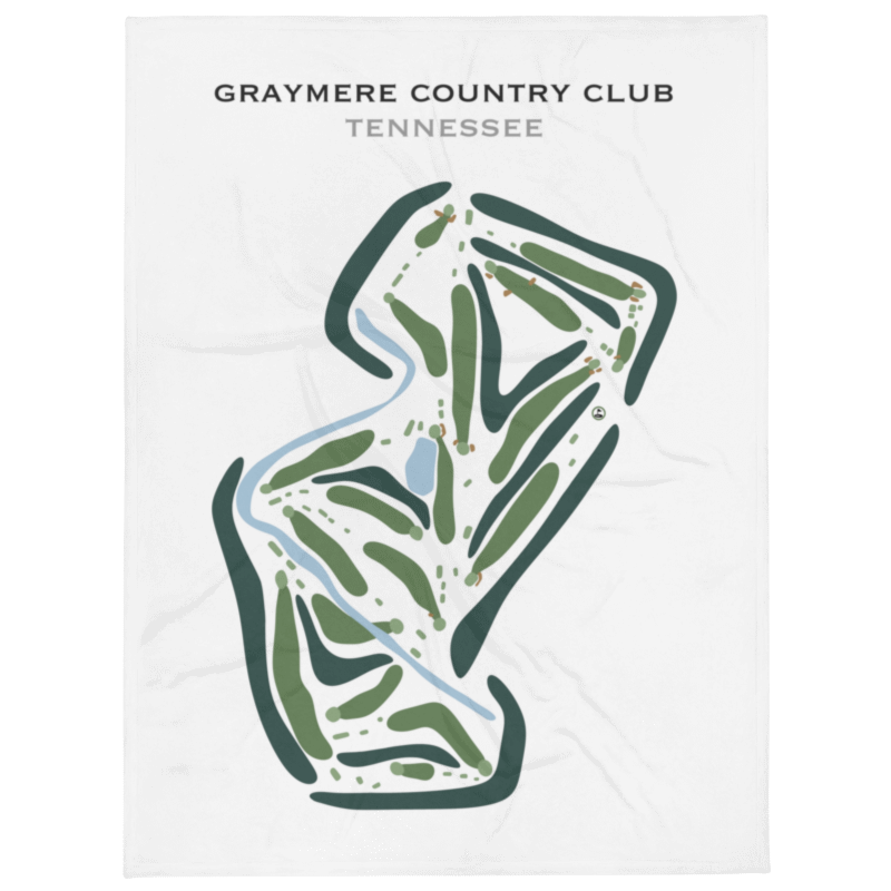 Graymere Country Club, Tennessee - Printed Golf Course