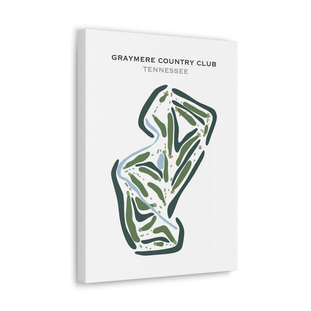 Graymere Country Club, Tennessee - Printed Golf Course