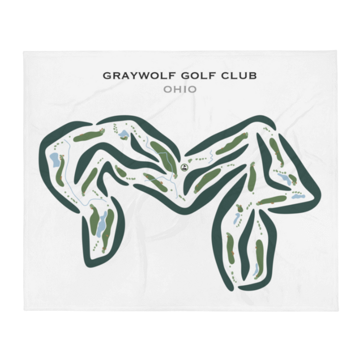 Graywolf Golf Club, Ohio - Printed Golf Courses