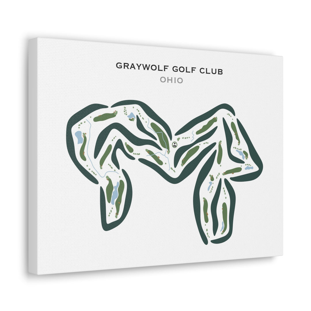 Graywolf Golf Club, Ohio - Printed Golf Courses