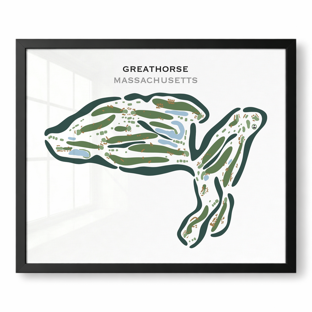 GreatHorse, Massachusetts - Printed Golf Courses