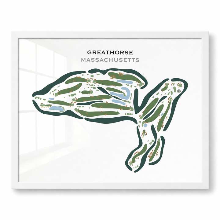 GreatHorse, Massachusetts - Printed Golf Courses