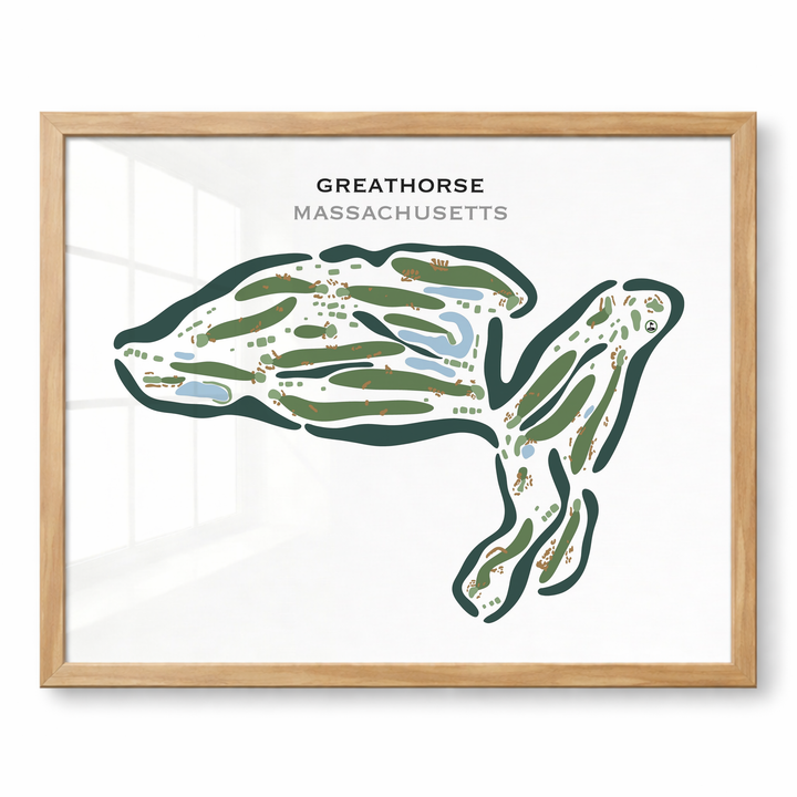 GreatHorse, Massachusetts - Printed Golf Courses