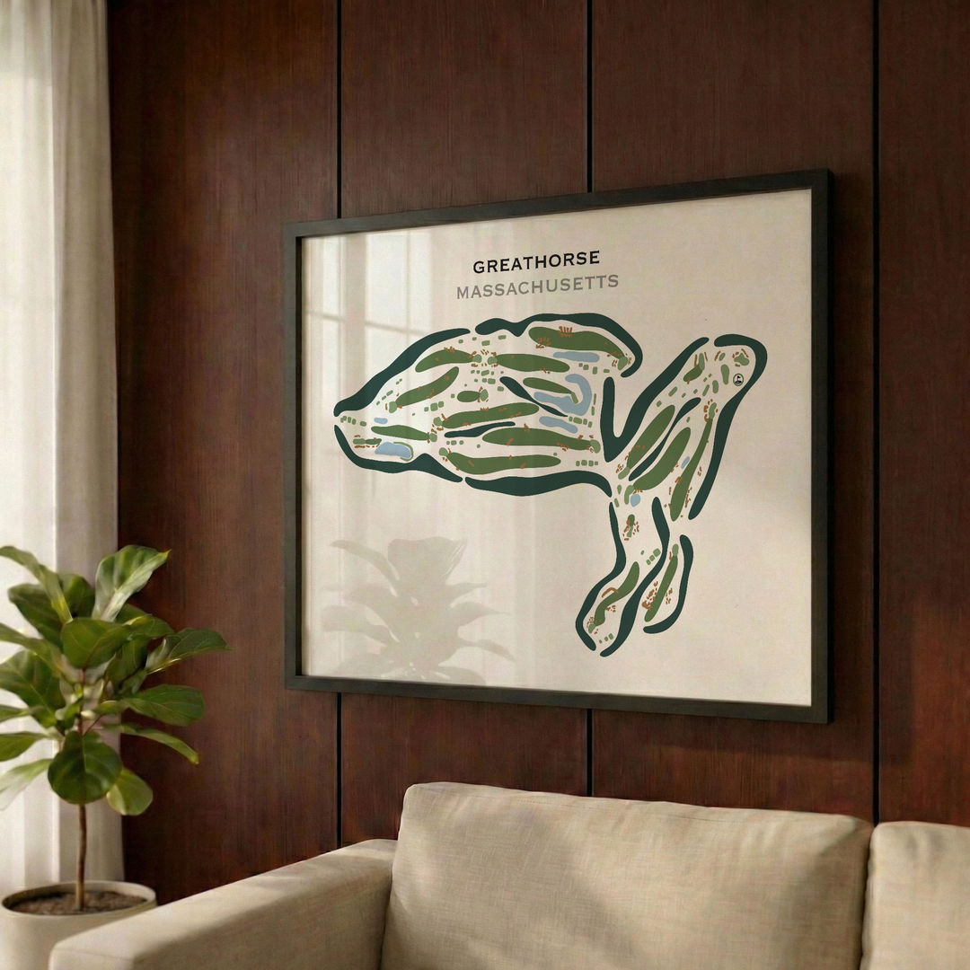 GreatHorse, Massachusetts - Printed Golf Courses