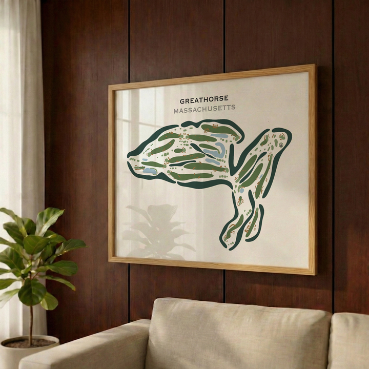 GreatHorse, Massachusetts - Printed Golf Courses