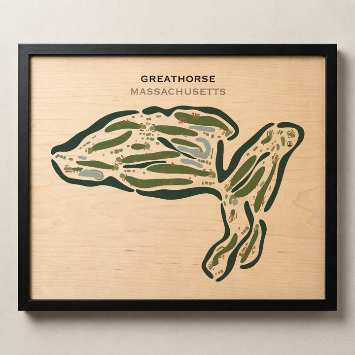 GreatHorse, Massachusetts - Printed Golf Courses