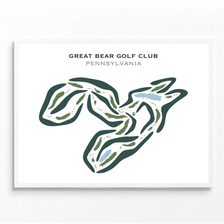 Great Bear Golf Club, Pennsylvania - Printed Golf Courses