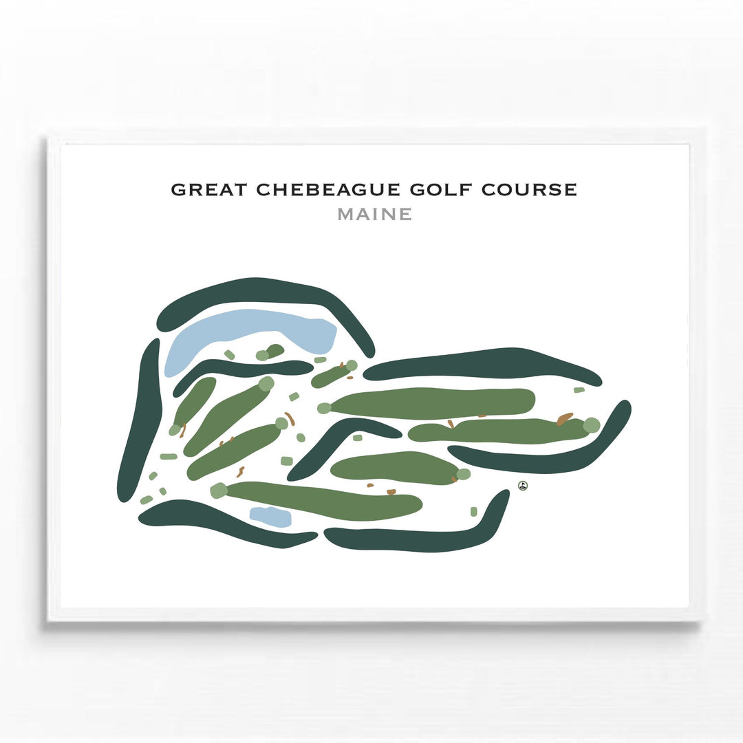 Great Chebeague Golf Course, Maine - Printed Golf Courses