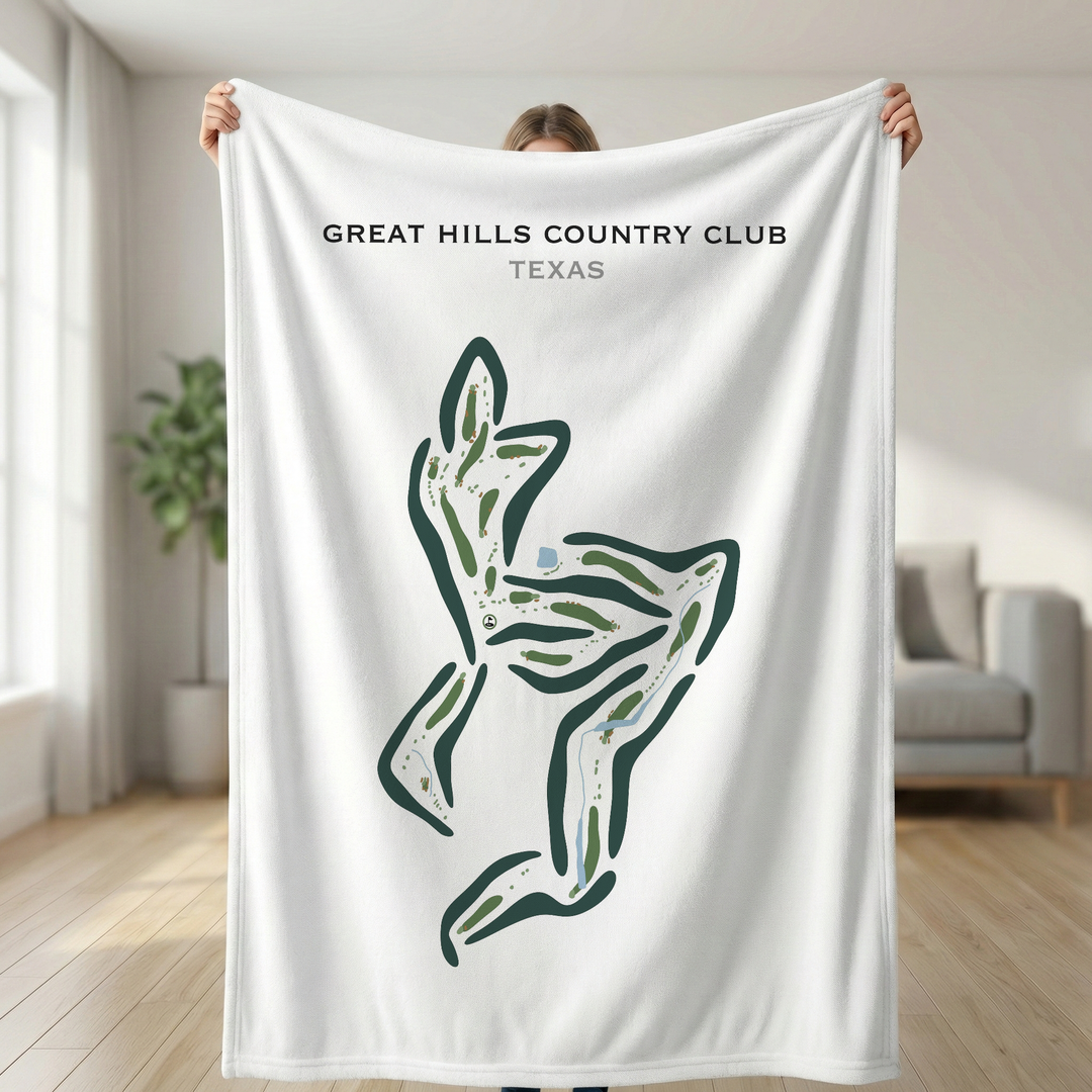Great Hills Country Club, Texas - Printed Golf Courses