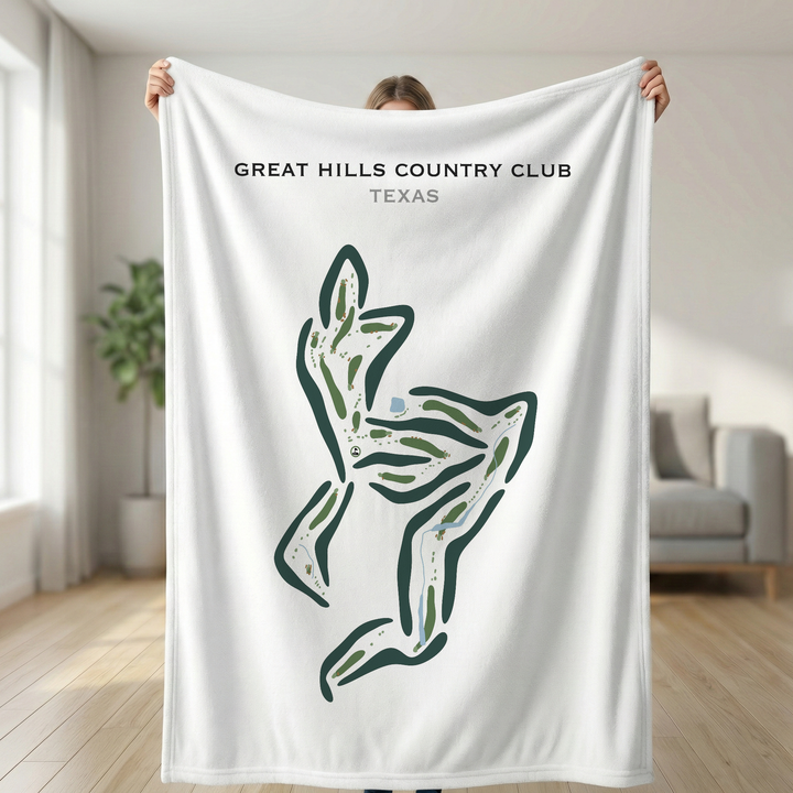 Great Hills Country Club, Texas - Printed Golf Courses