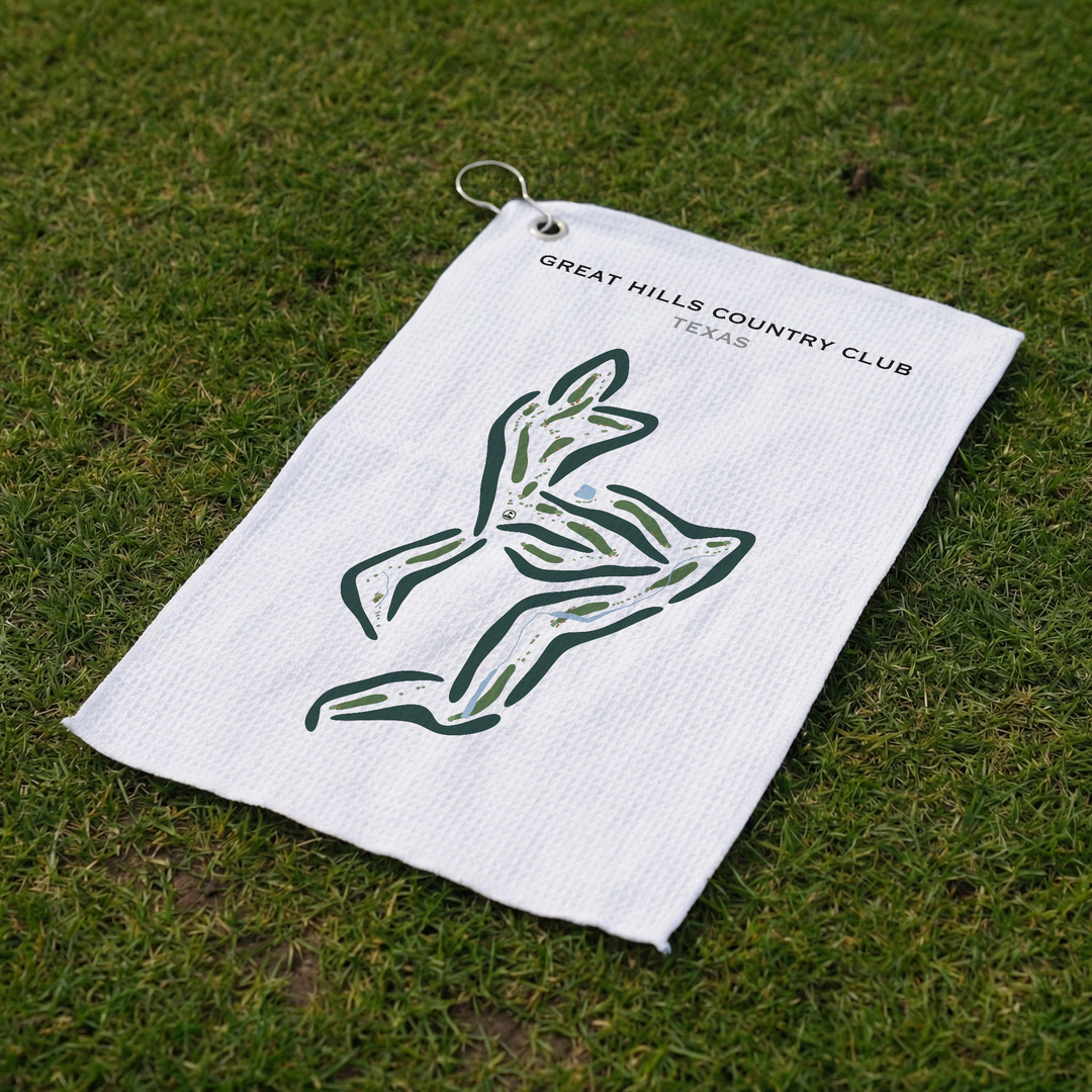 Great Hills Country Club, Texas - Printed Golf Courses