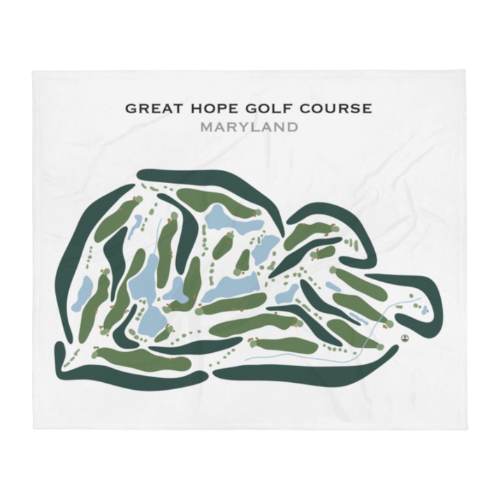 Great Hope Golf Course, Maryland - Printed Golf Courses