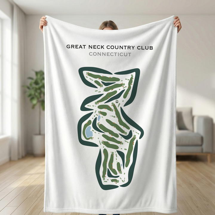 Great Neck Country Club, Connecticut - Printed Golf Courses
