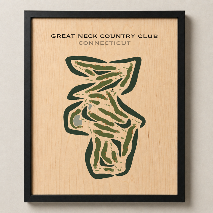 Great Neck Country Club, Connecticut - Printed Golf Courses